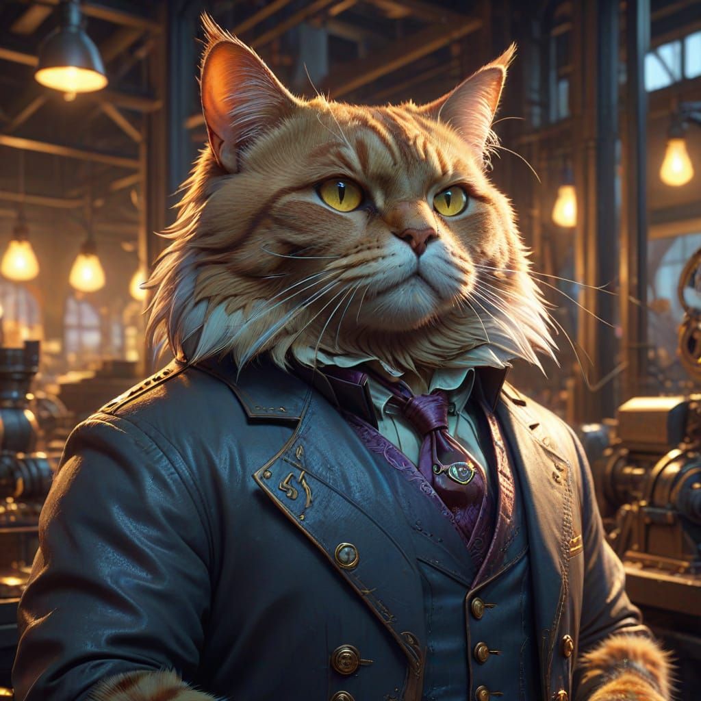 The boss where cats are like humans