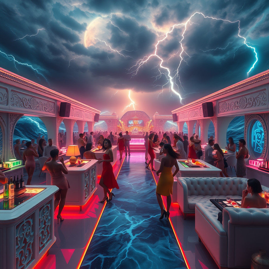 Ocean Divided: Techno Party in a Mystical Thoroughfare