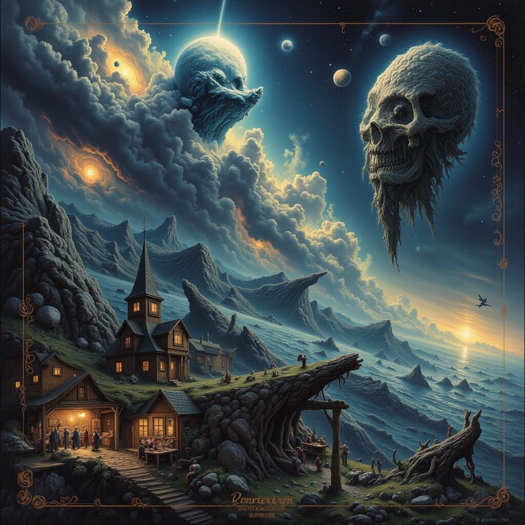 Space 1999 Inspired Sci-Fi Scene