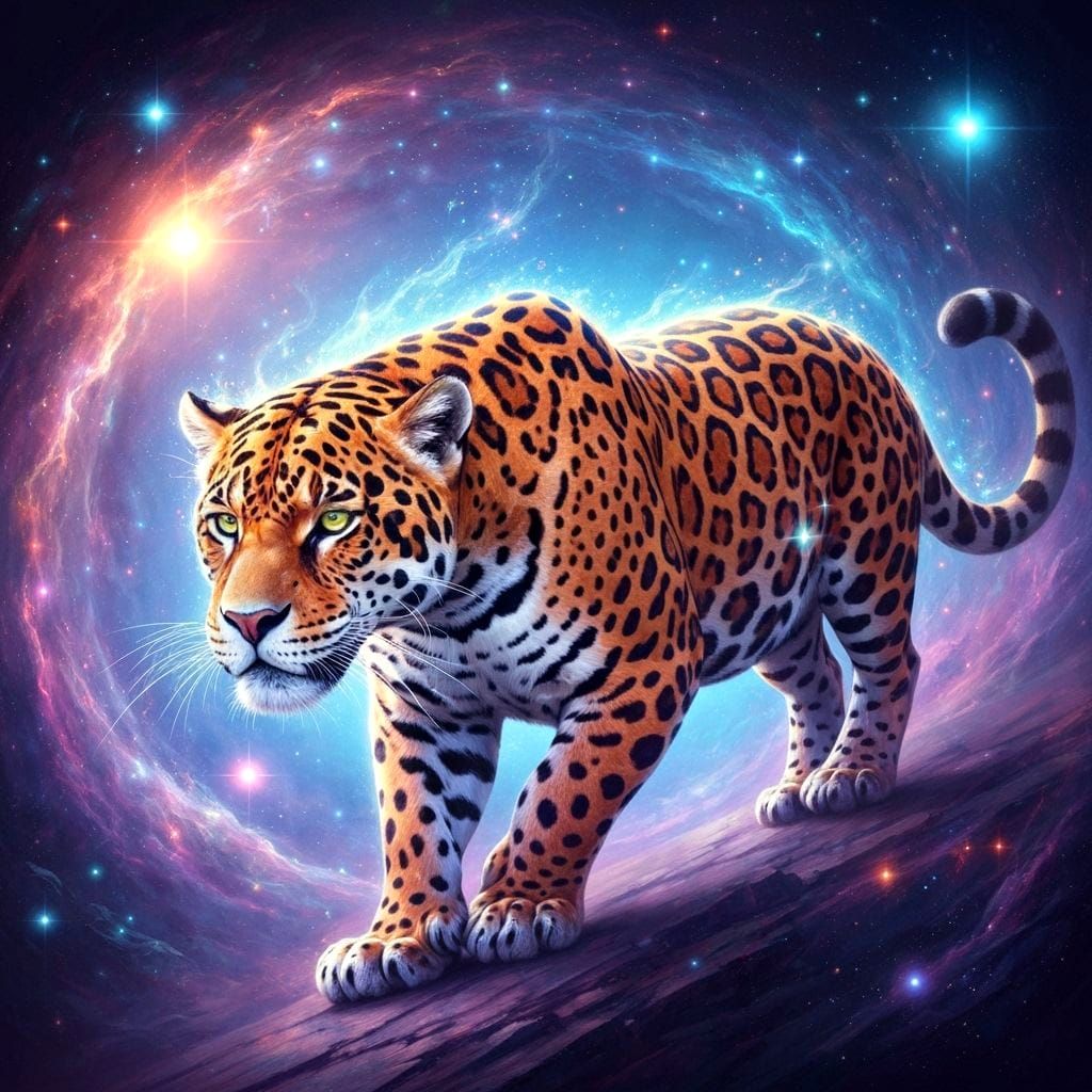 Jaguar in Ethereal Dimension