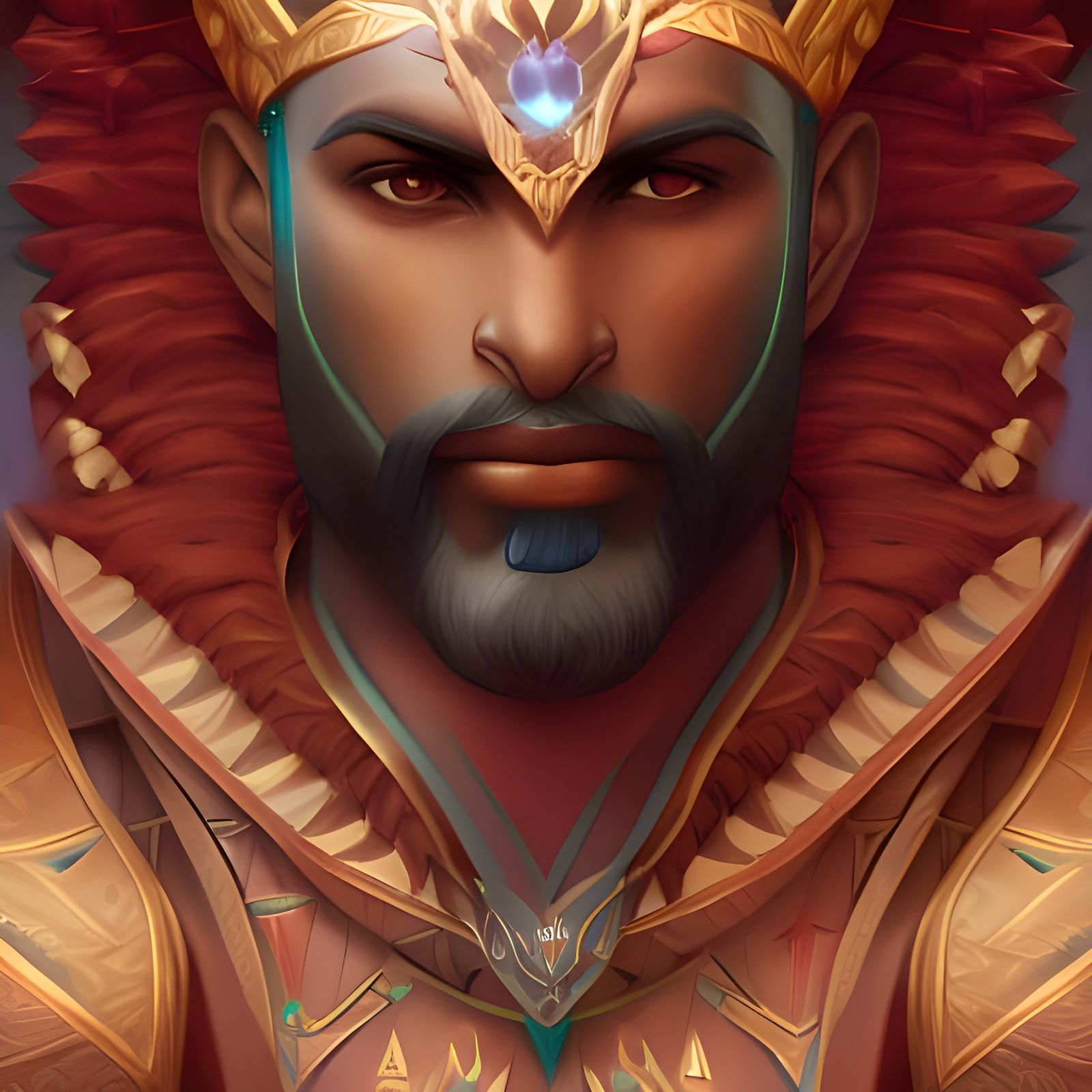 The crowned King Bukti