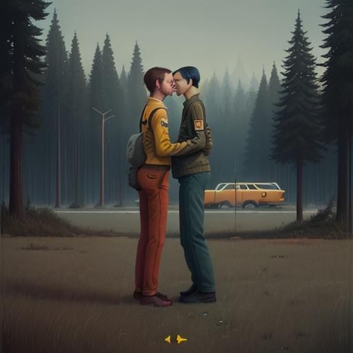 There's no "finding the straight person" in art or real life...