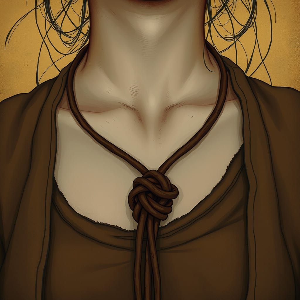 Rugged Bohemian Man in Earthy, Surreal Landscape