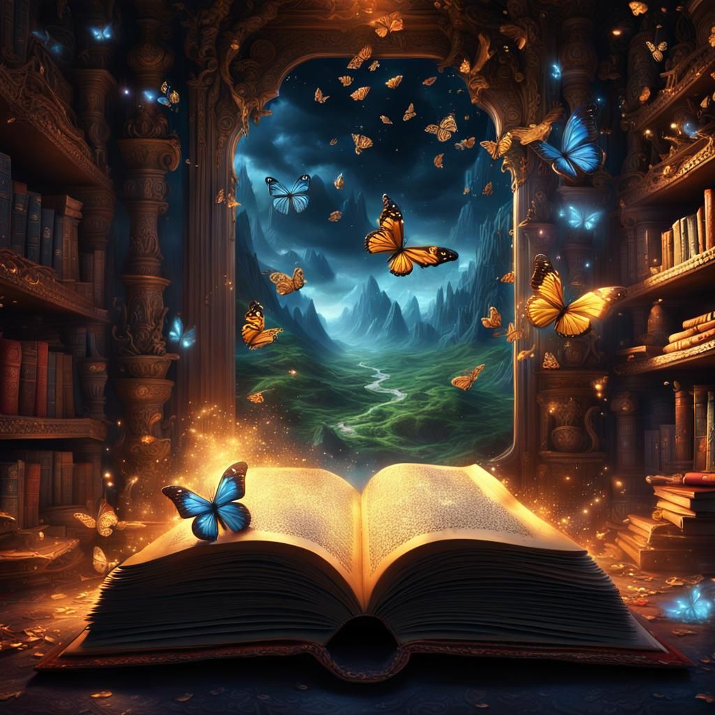 Magical Book Opens in Child's Room: Digital Matte Painting