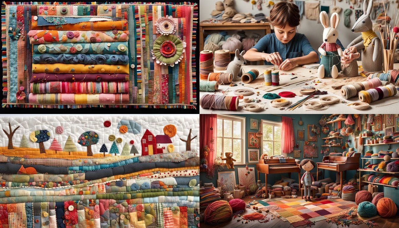 Handmade Fabric Art for Kids: Fun Sewing Projects