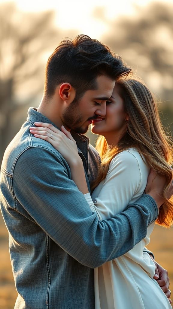 Tender Morning Romance in Warm Pastels