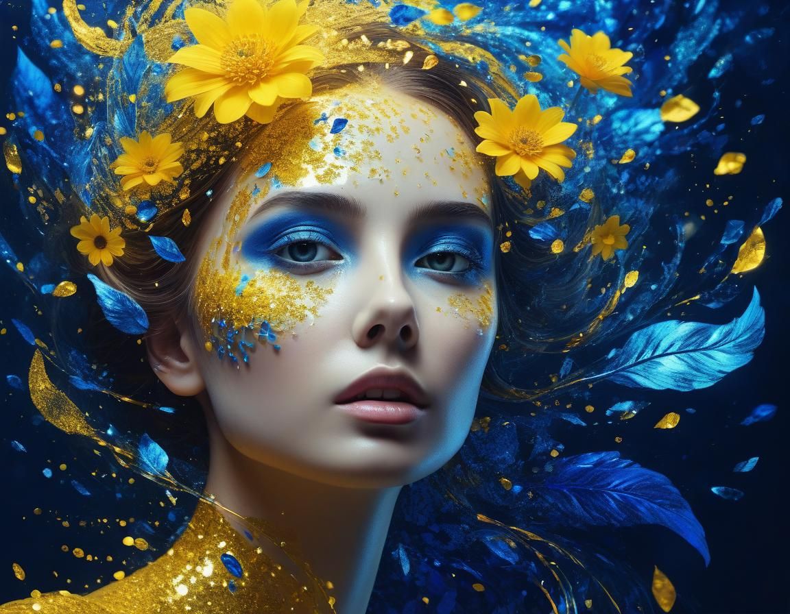 Ethereal Abstract Floral Art in Ultra HD