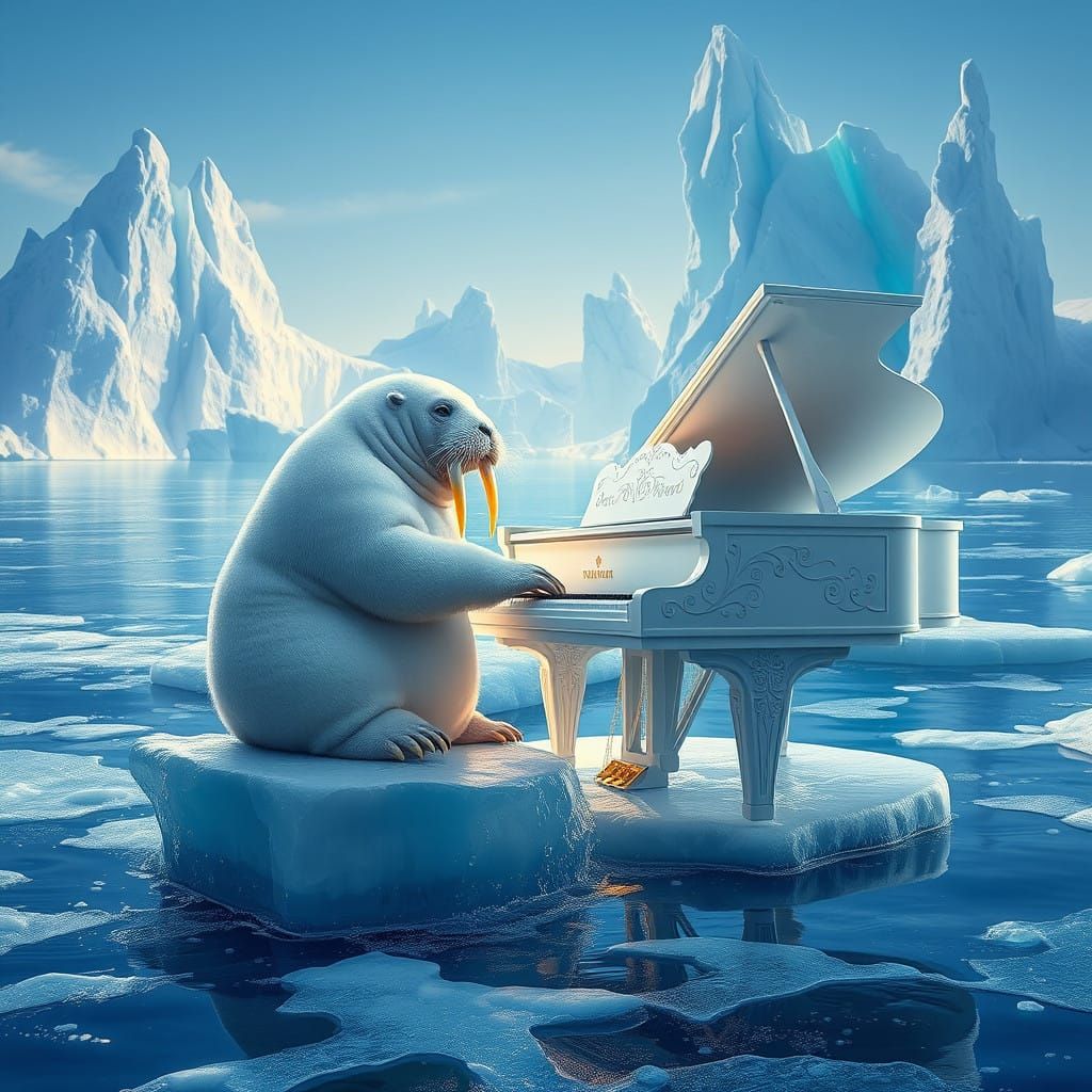 Ethereal Arctic Walrus Piano Concerto