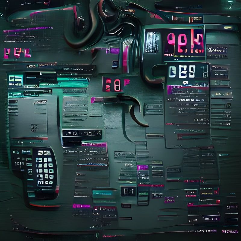 Cyberpunk Xenomorph Calculator in 8k Resolution
