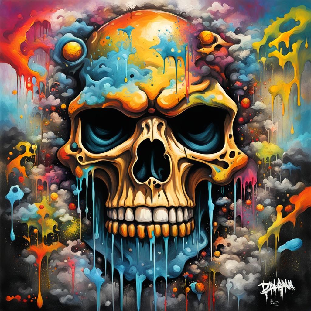 God-Man Emerges: Graffiti Art in Temple of Dawn