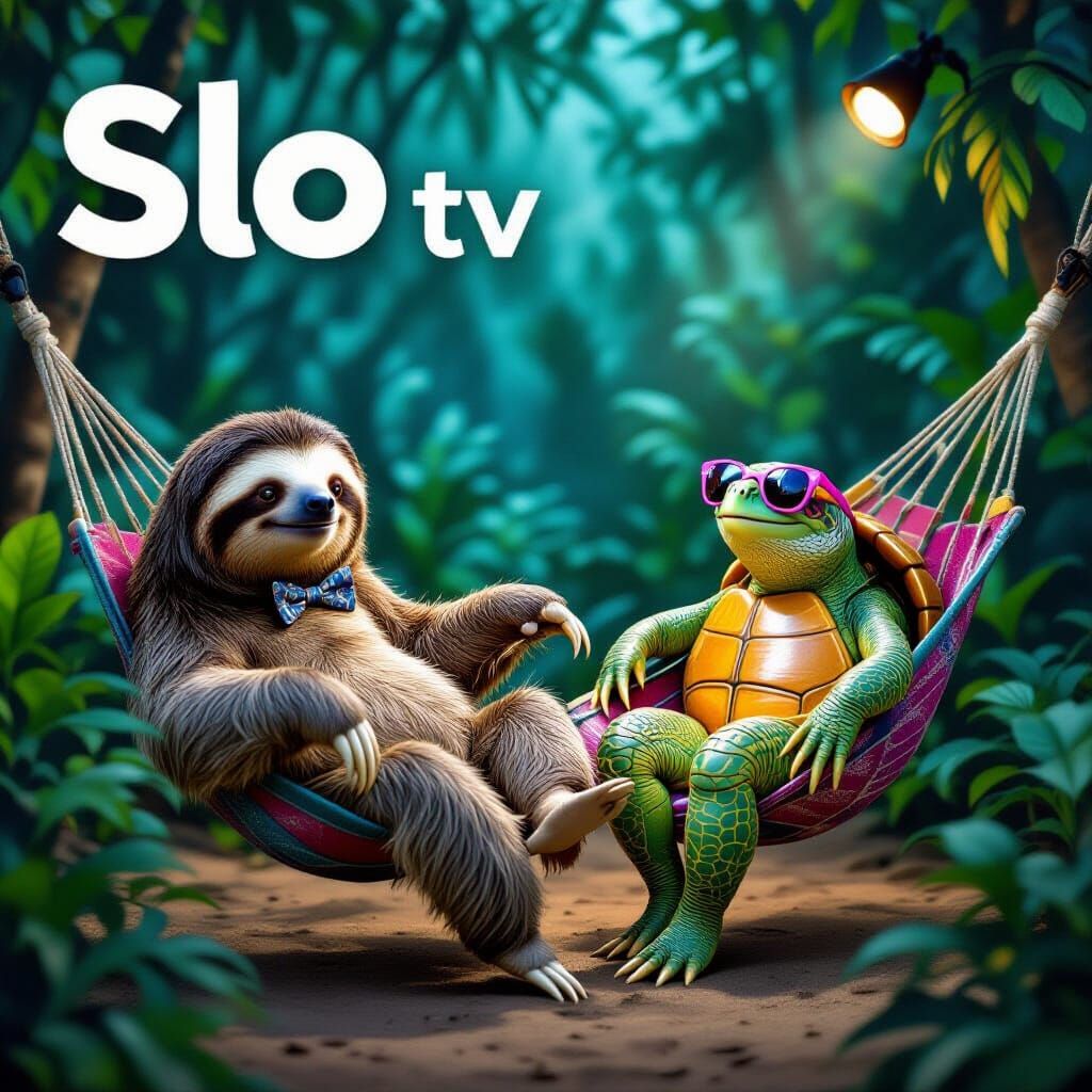 Slow J. Slothington interviews Lady Tortuga for Slo TV