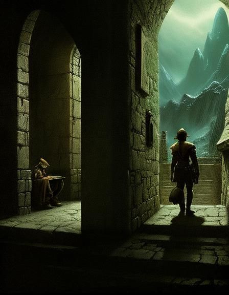 Elf in High Fantasy Rococo Aetherpunk Style