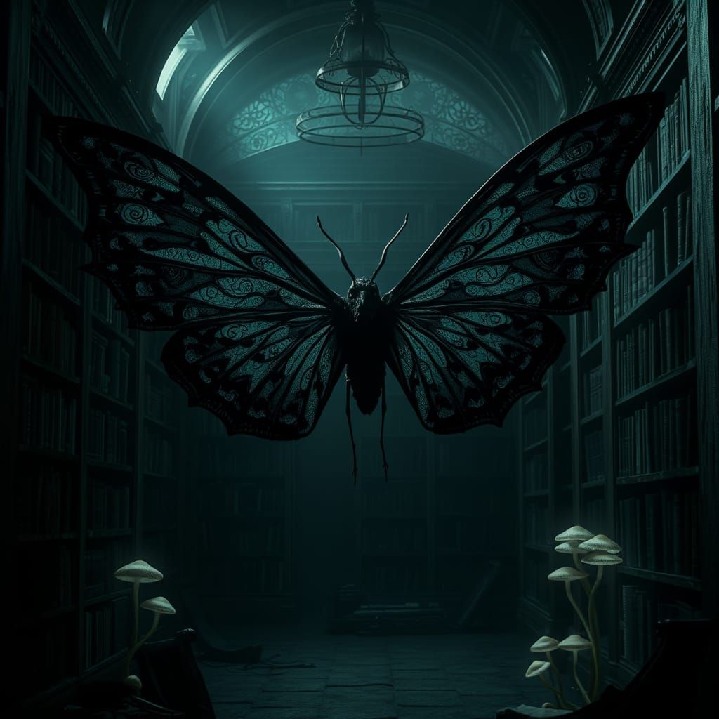 Dark Whispers of the Shadowy Whispermoth in Mystic Echoes