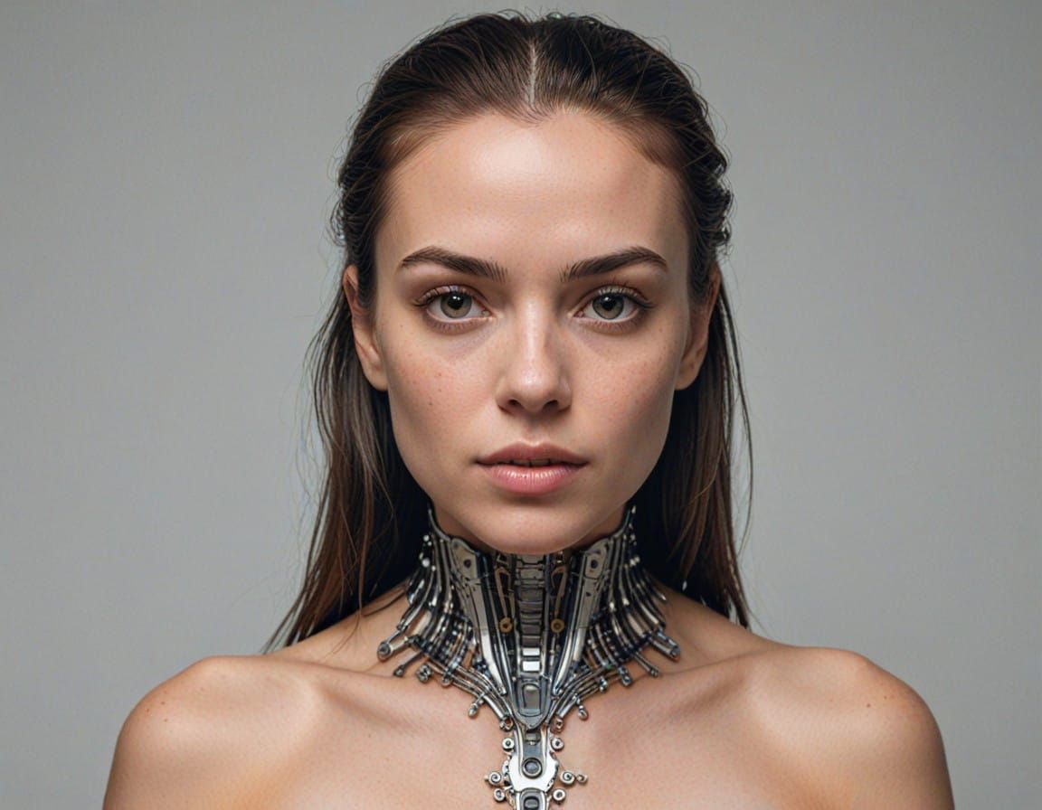 Ethereal Woman in a Whispers of Nature