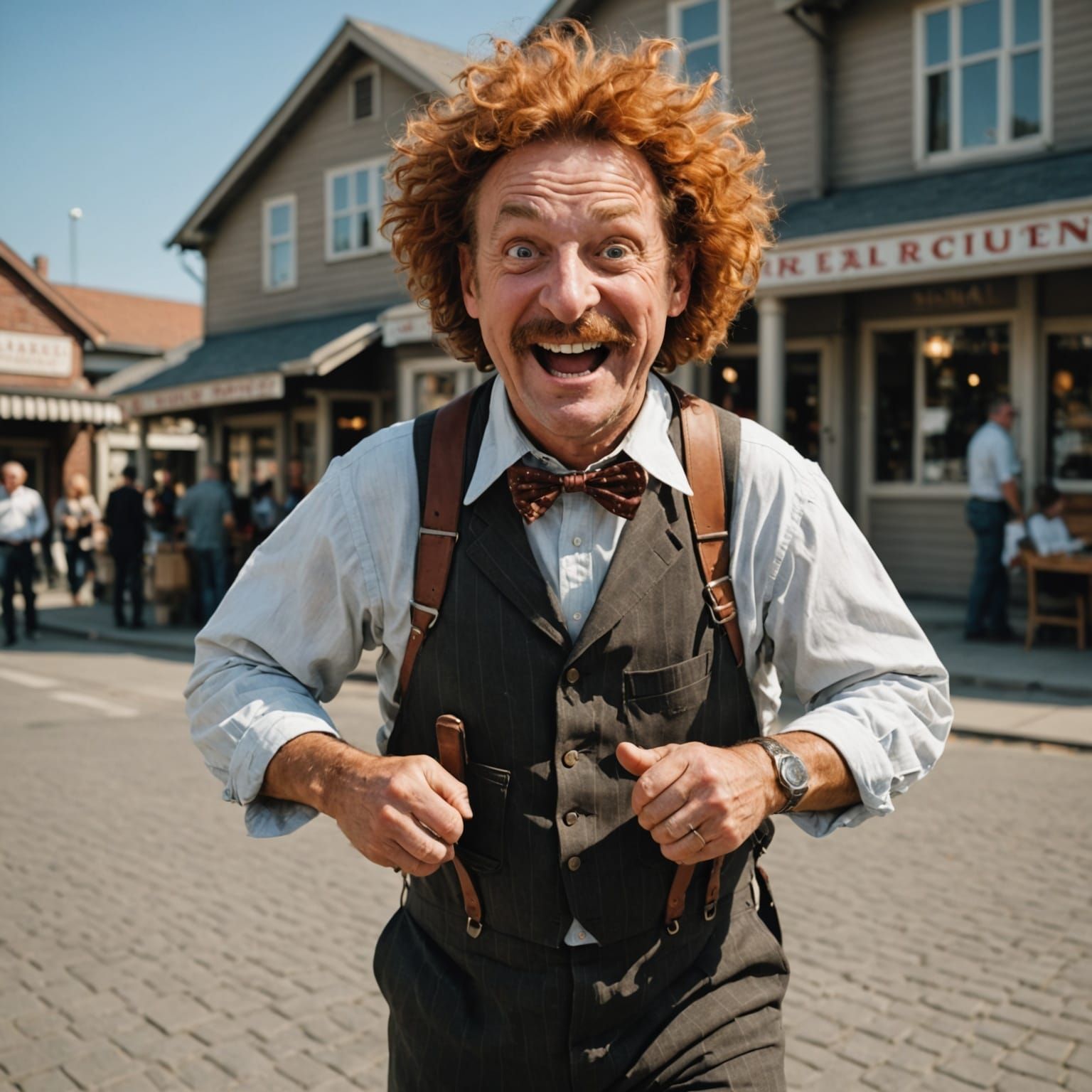 Comedic Moment Captured in a Single Frame