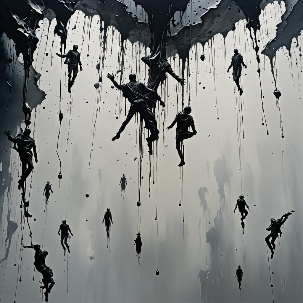 Surreal Empty Space Scene in Abstract Style