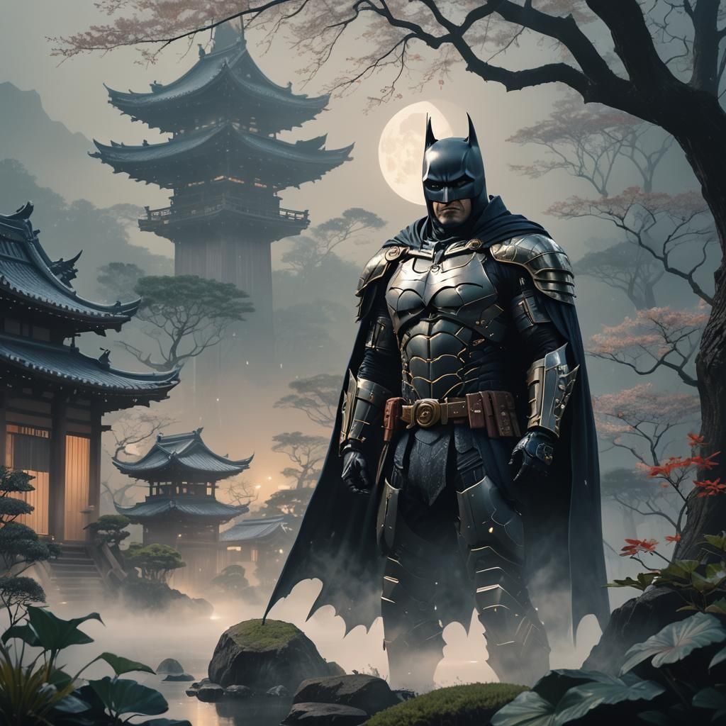 Batman as a Medieval Samurai Warrior