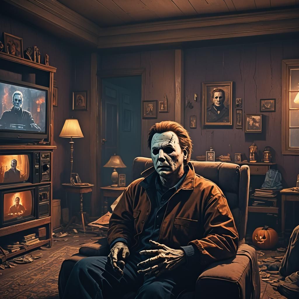 Michael Myers, Detailed Matte Painting
