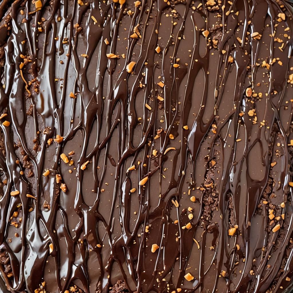 Chocolate Cake with Caramel and Ganache