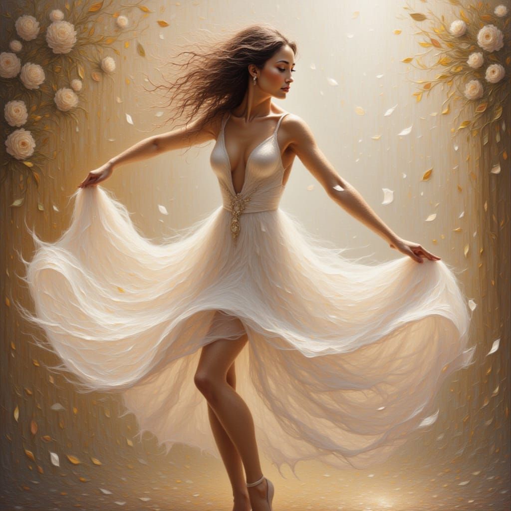 Enchanting Ballet Dancer in Dreamy Tones