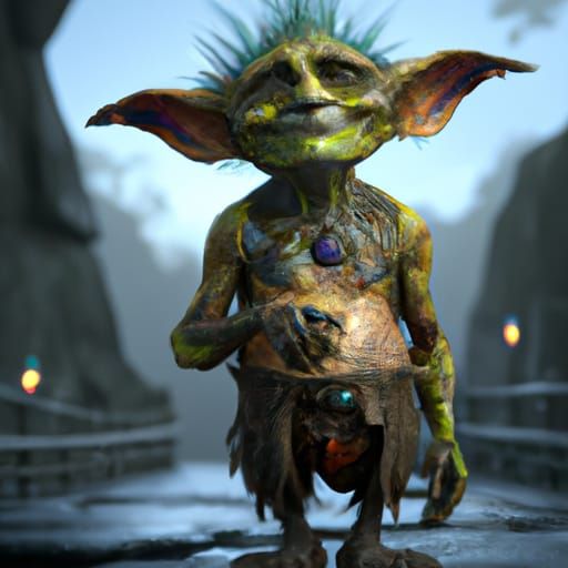 Fantastical Goblin Concept Art in Deep Color