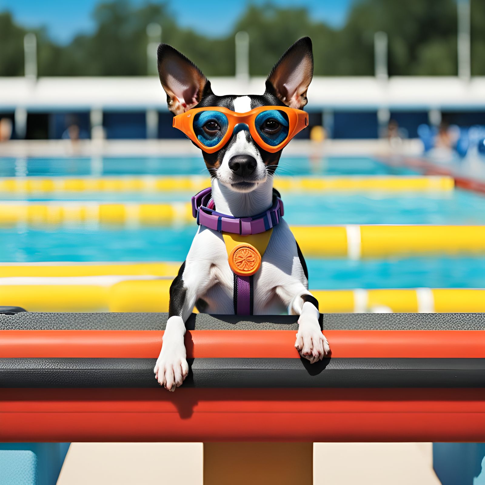 Petey is a Good Swimmer