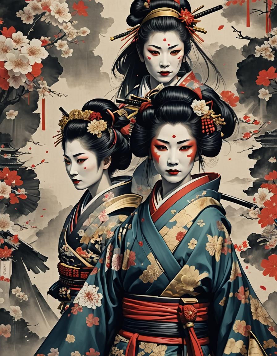 Samurai Geisha Fusion Concept