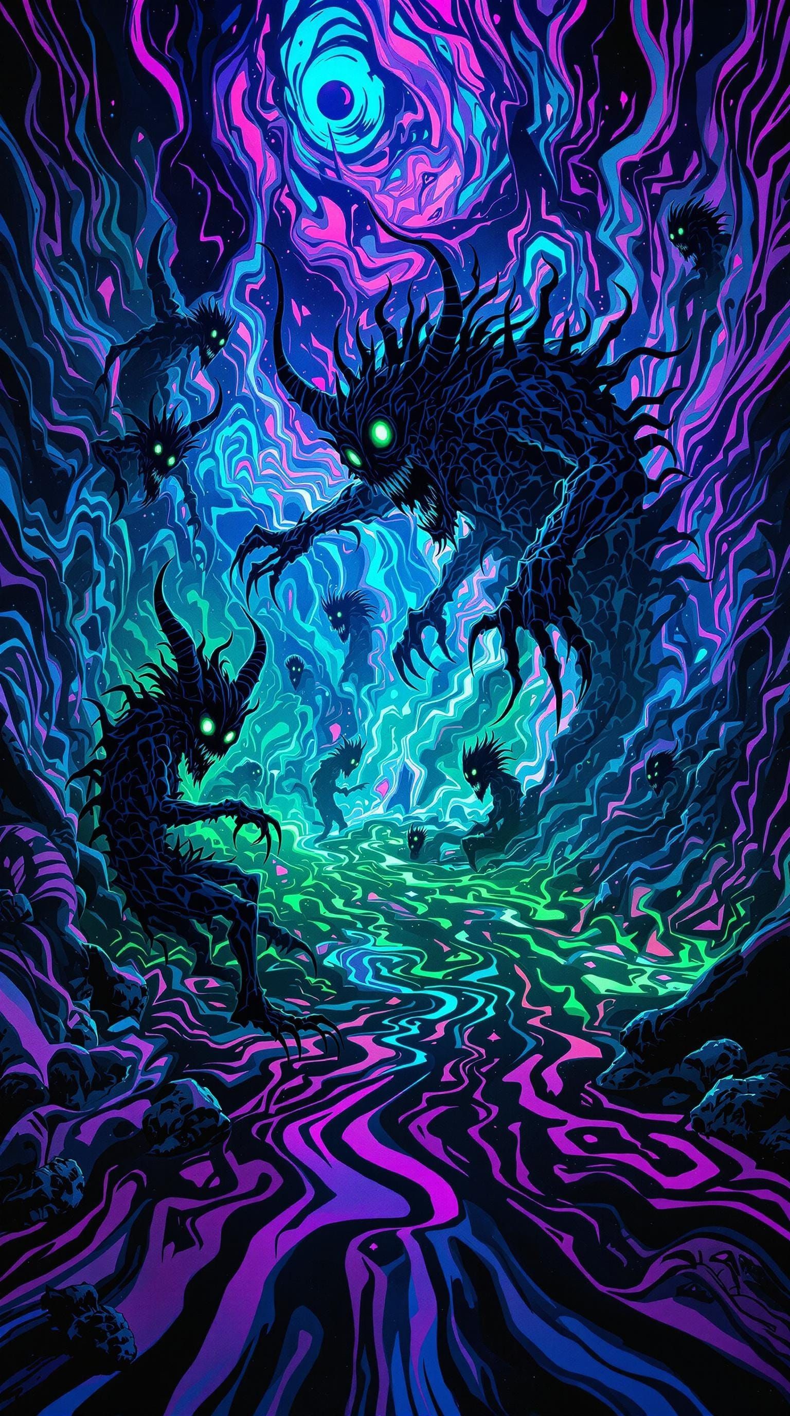 Surreal Surrender to Cosmic Chaos