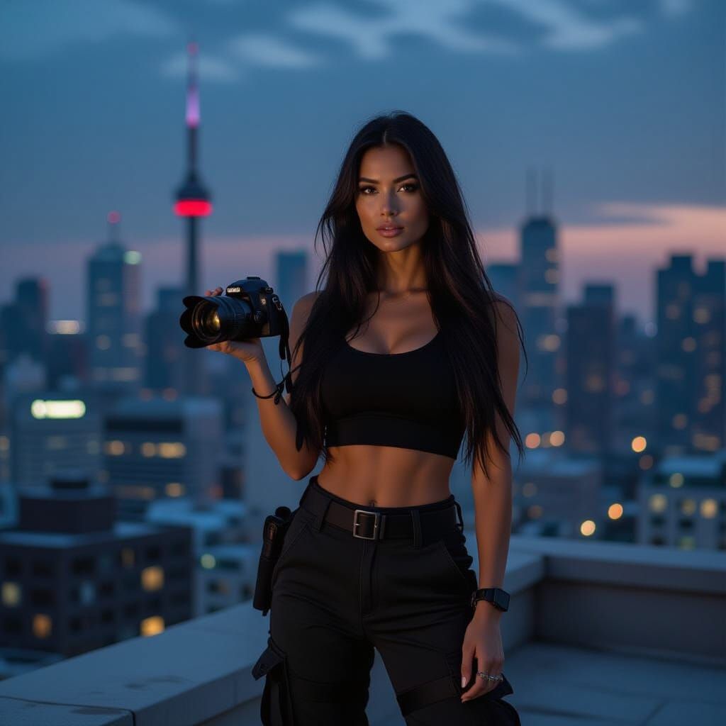 Toronto Cityscape Photography at Midnight