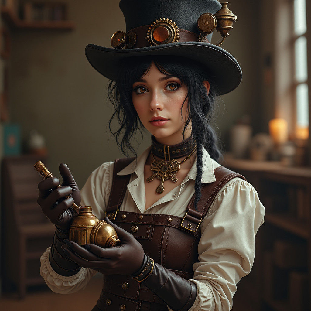 Steampunk Artificer: A Vision of Mechanical Elegance