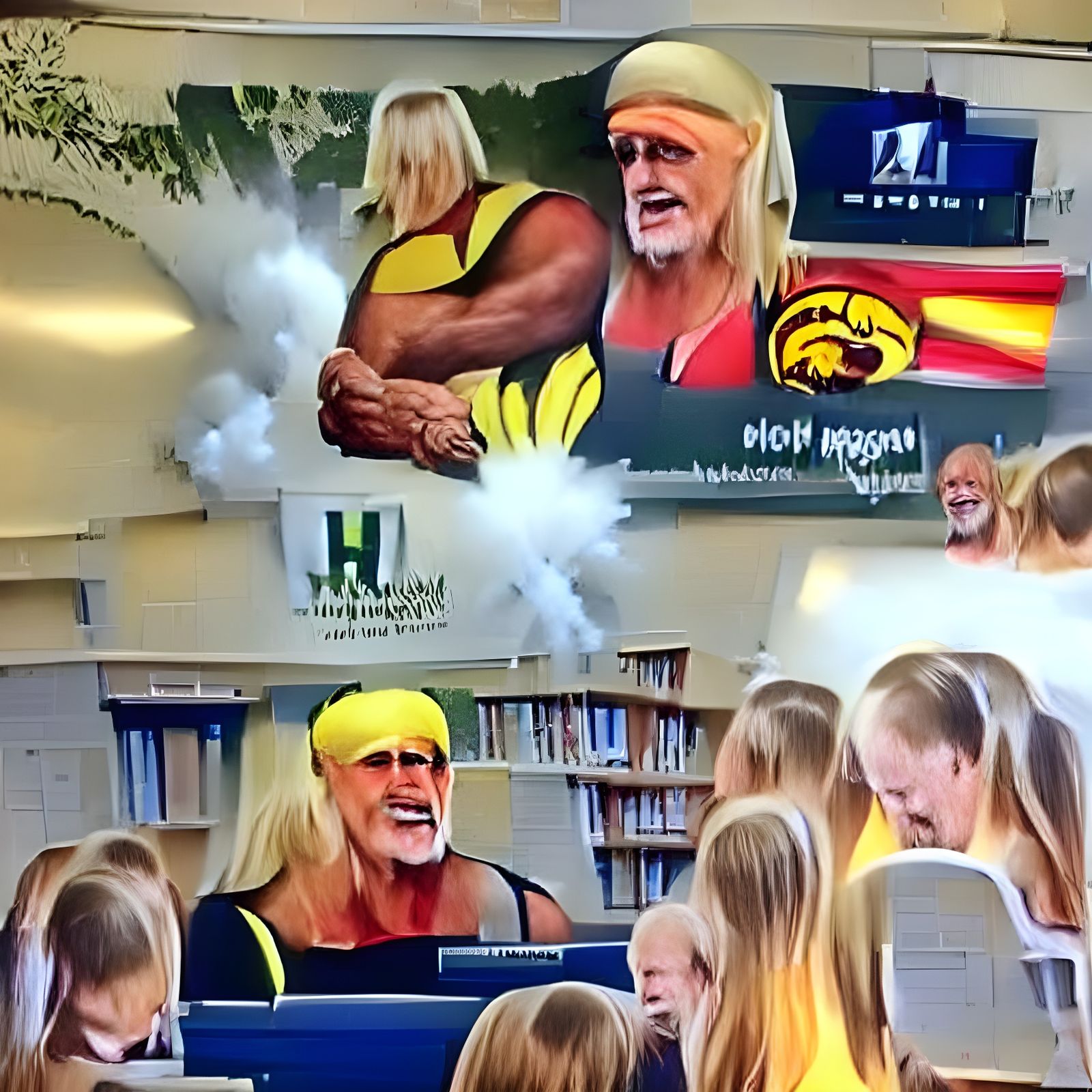 Hulk Hogan Blows Up a School