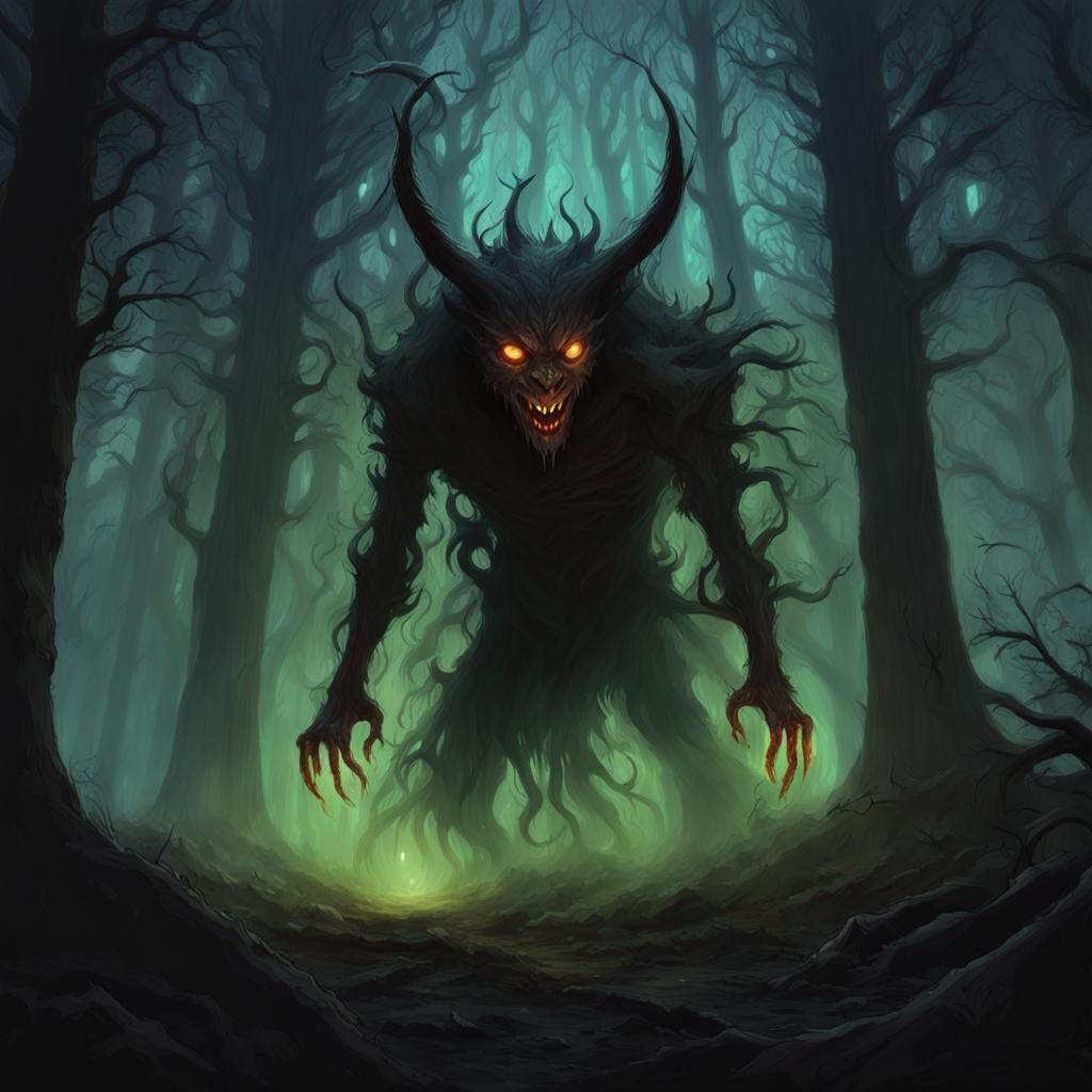 Dover Demon Discovered in Dark Fantasy Art