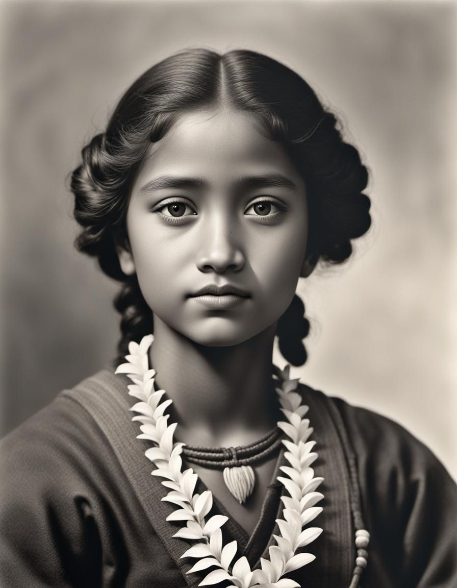 Elegant Woman in Vintage Style Portrait