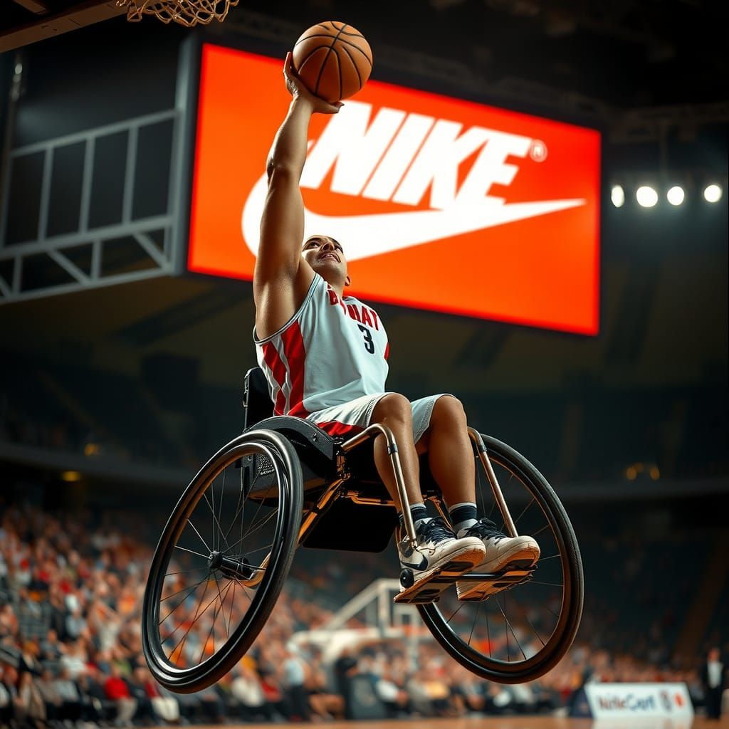 Paralympic Athlete's Slam Dunk: A Moment of Triumph