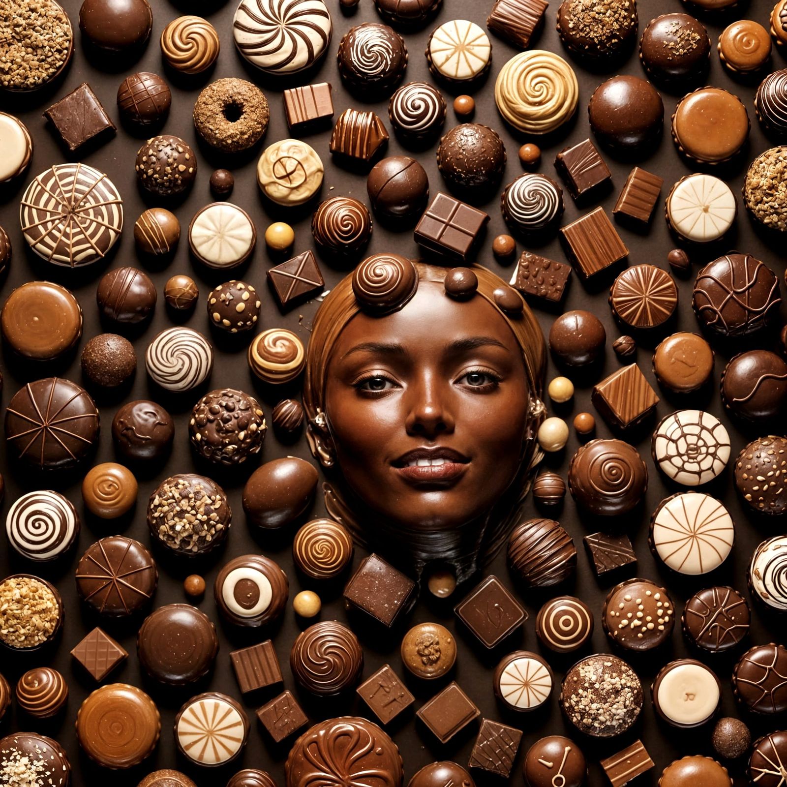 Surreal Layers: Inside a Chocoholic's Mind