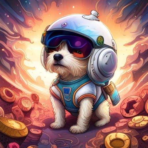 POOH BEAR Bishon Frise 3