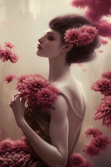 Whimsical Dahlias pt2