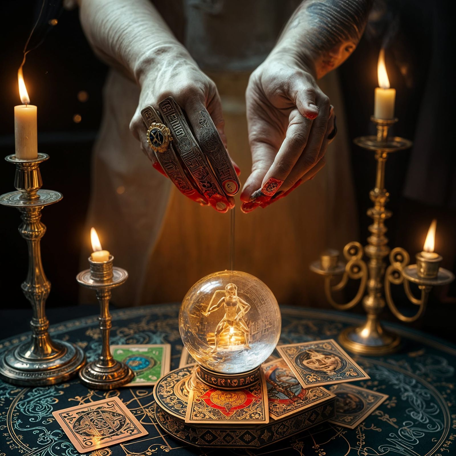 Surreal Dreamscapes in Vibrant Digital Art: Enchanted Tarot ...