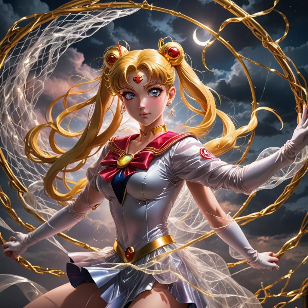 Sailor Moon Trapped: Hyper-Realistic Anime Action