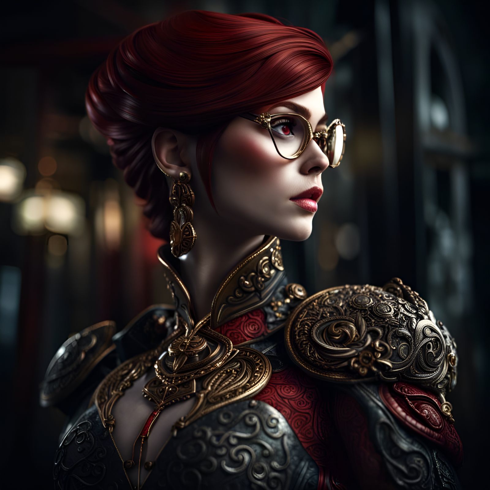 Redhead Bayonetta