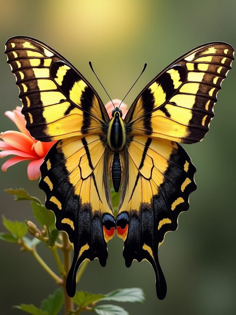 Photorealistic Butterfly: Symbol of Transformation
