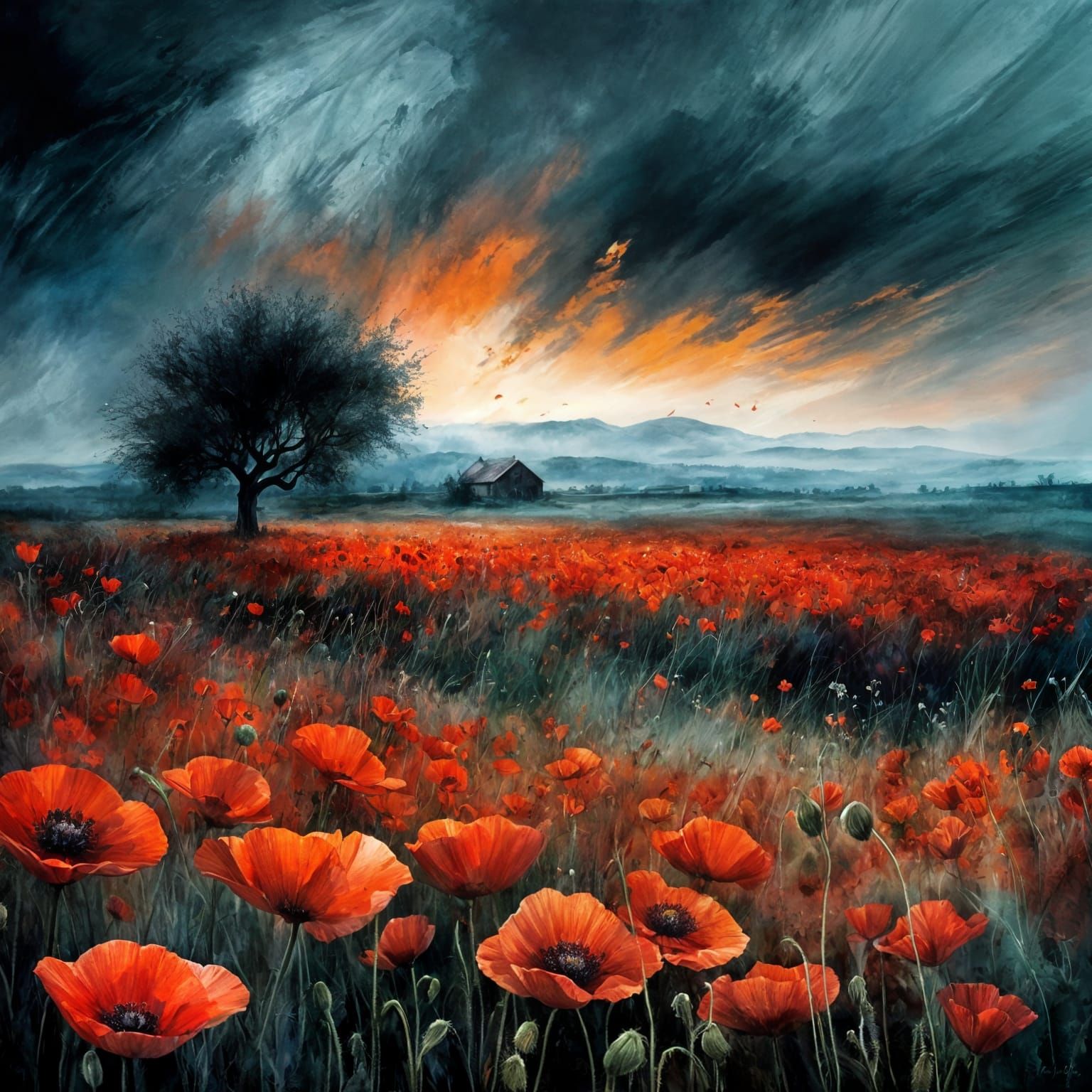 Yet another poppy field