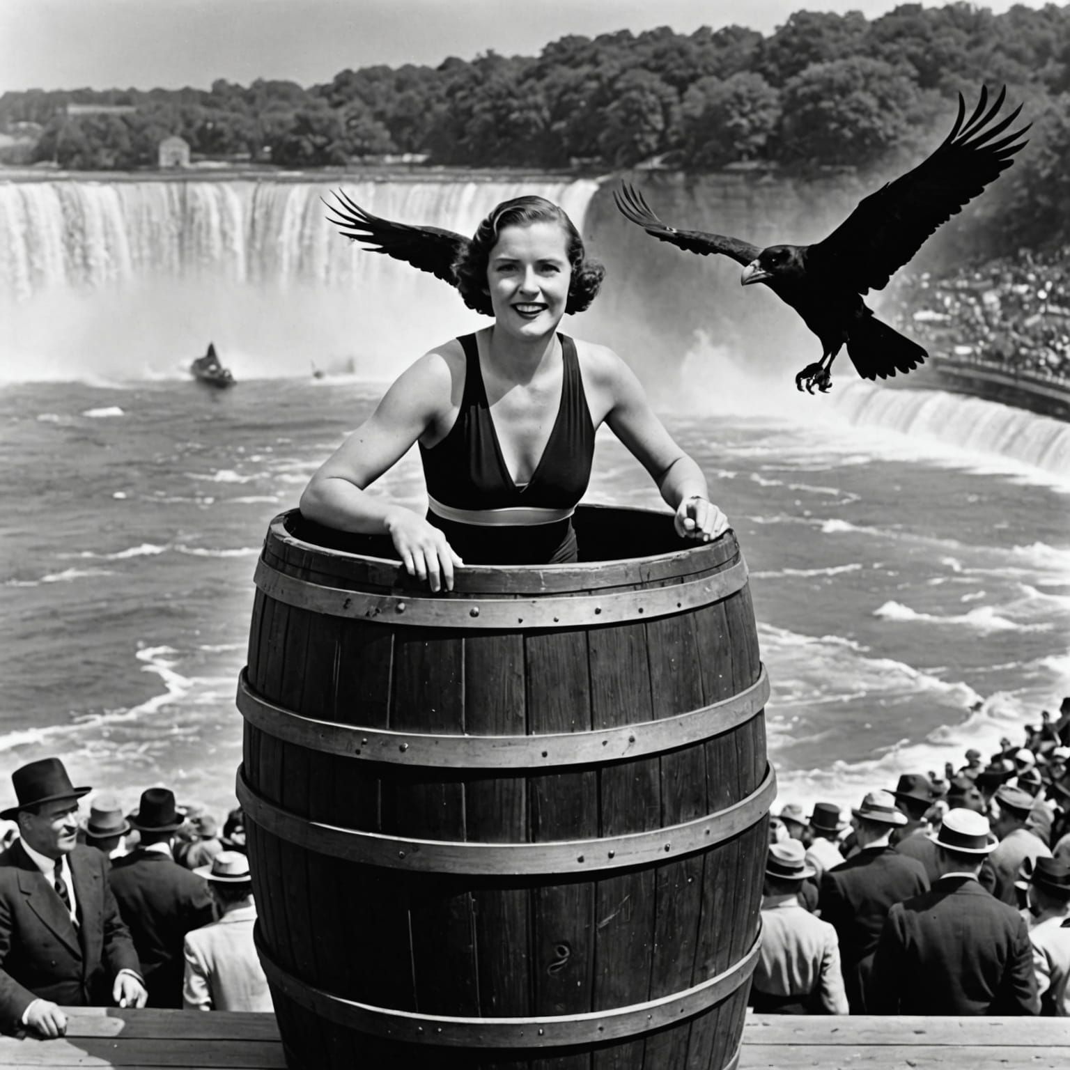 Annie Edson Taylor became the first person to survive the 51...