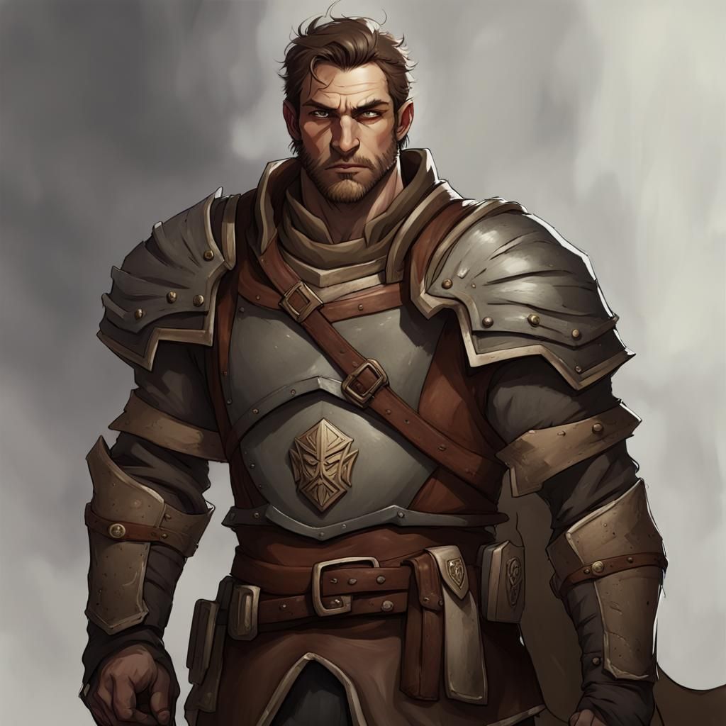 Scarred Paladin with Community Guardian Insignia