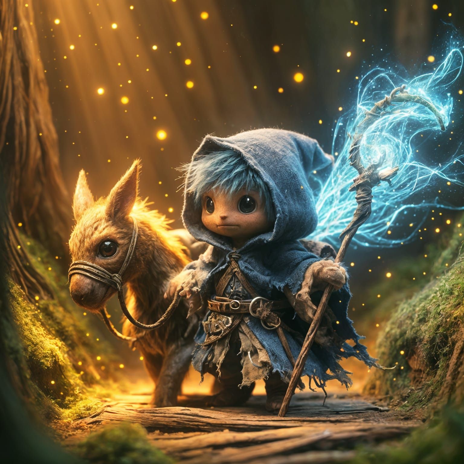 Come on, my steed, the force is with you!