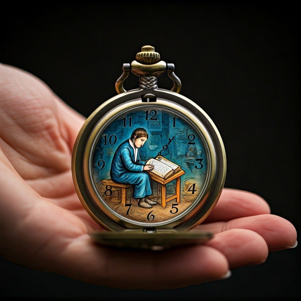 Golden Watch Unfolds Ancient Wisdom