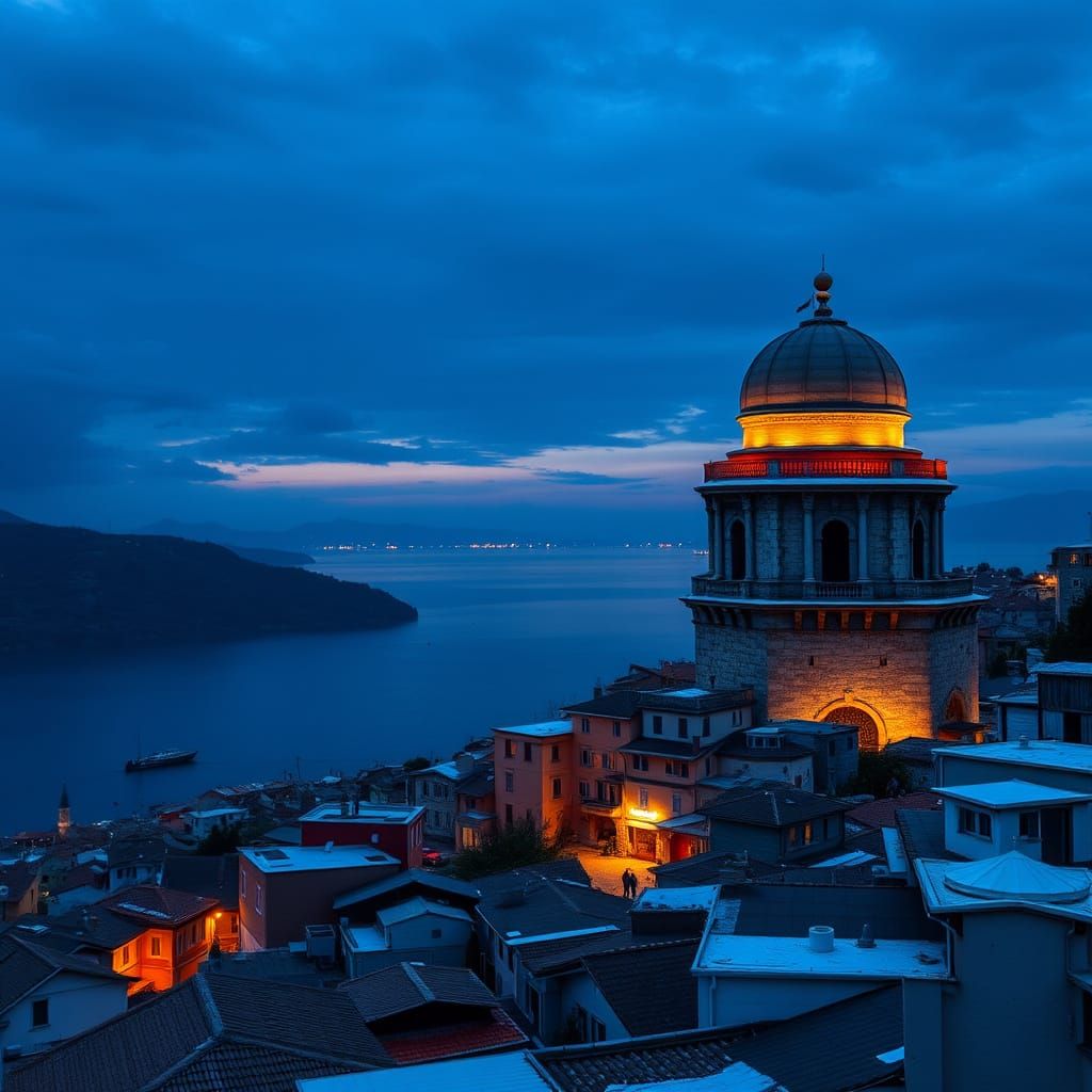 Young Woman in Traditional Balıkesir Folk Costume
