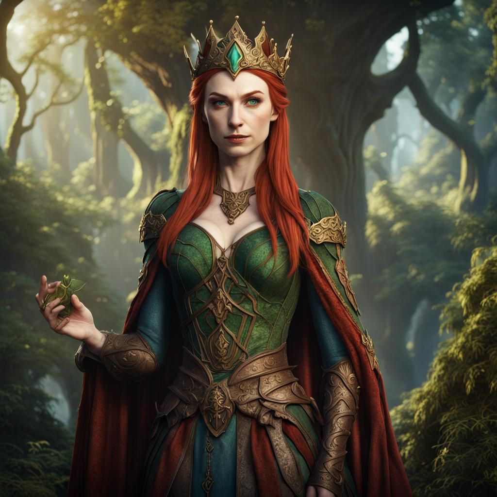 Felicia Day as Queen of the Elves