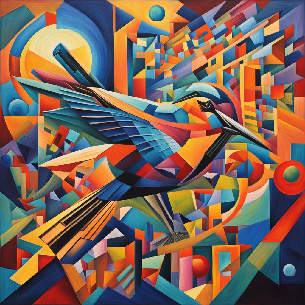 Infinite Consciousness Rising: Geometric Fauvism