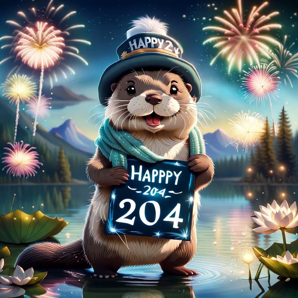 New Years Otter
